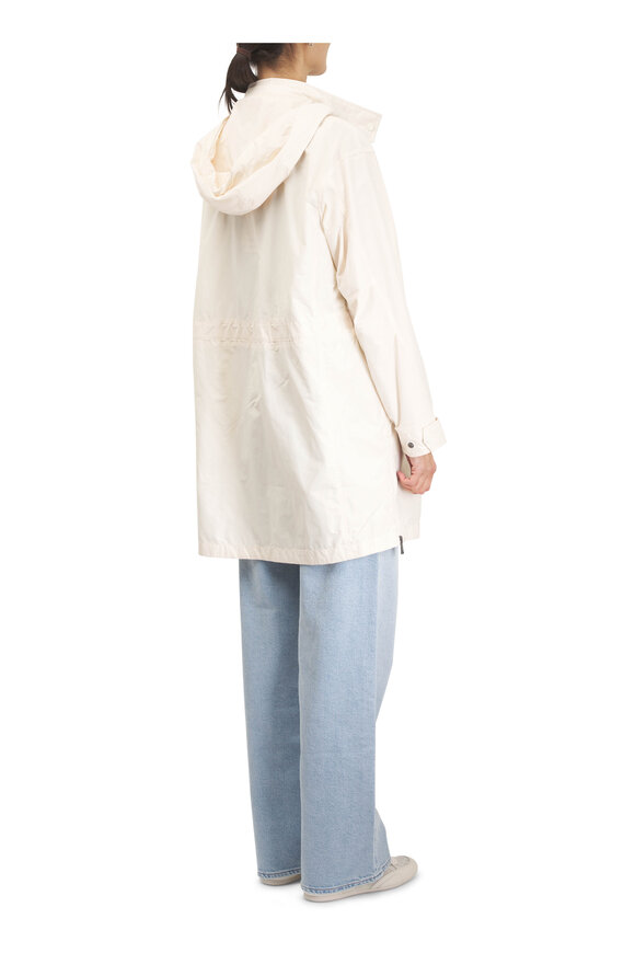 Bogner Zofia Eggshell Technical Long Rain Coat - view 4