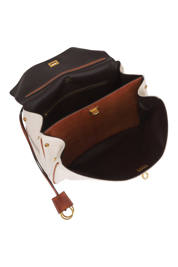 Balenciaga Medium Rodeo Natural & Tan Cowboy Top Handle Bag - view 4