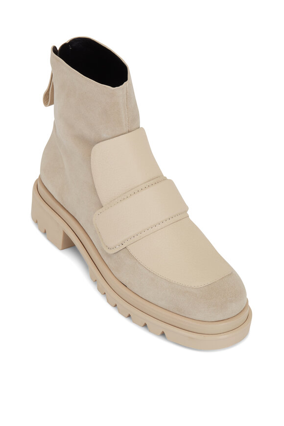 Mercedes Castillo - Dylan Wheat Suede Lug Sole Boot