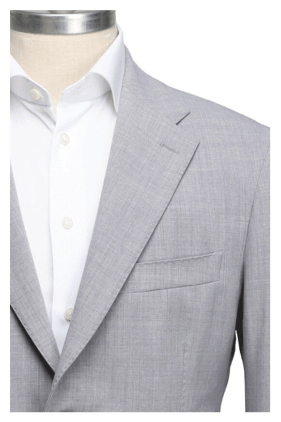 Marco Pescarolo Pearl Gray Super Light Travel Blazer - view 1