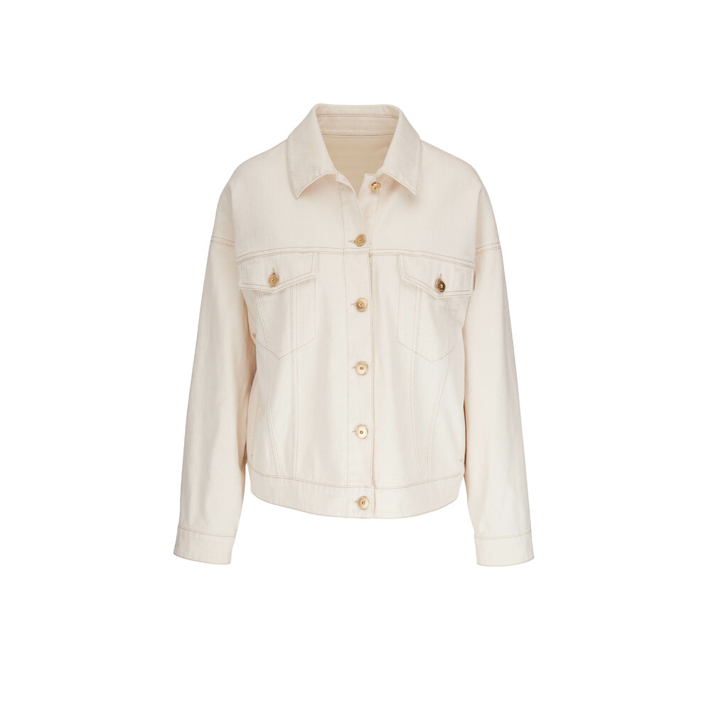 ジャケット BRUNELLO CUCINELLI Women Jackets MH5347892 C9002 WHITE Coats, overcoats, leather jackets and lightweight down