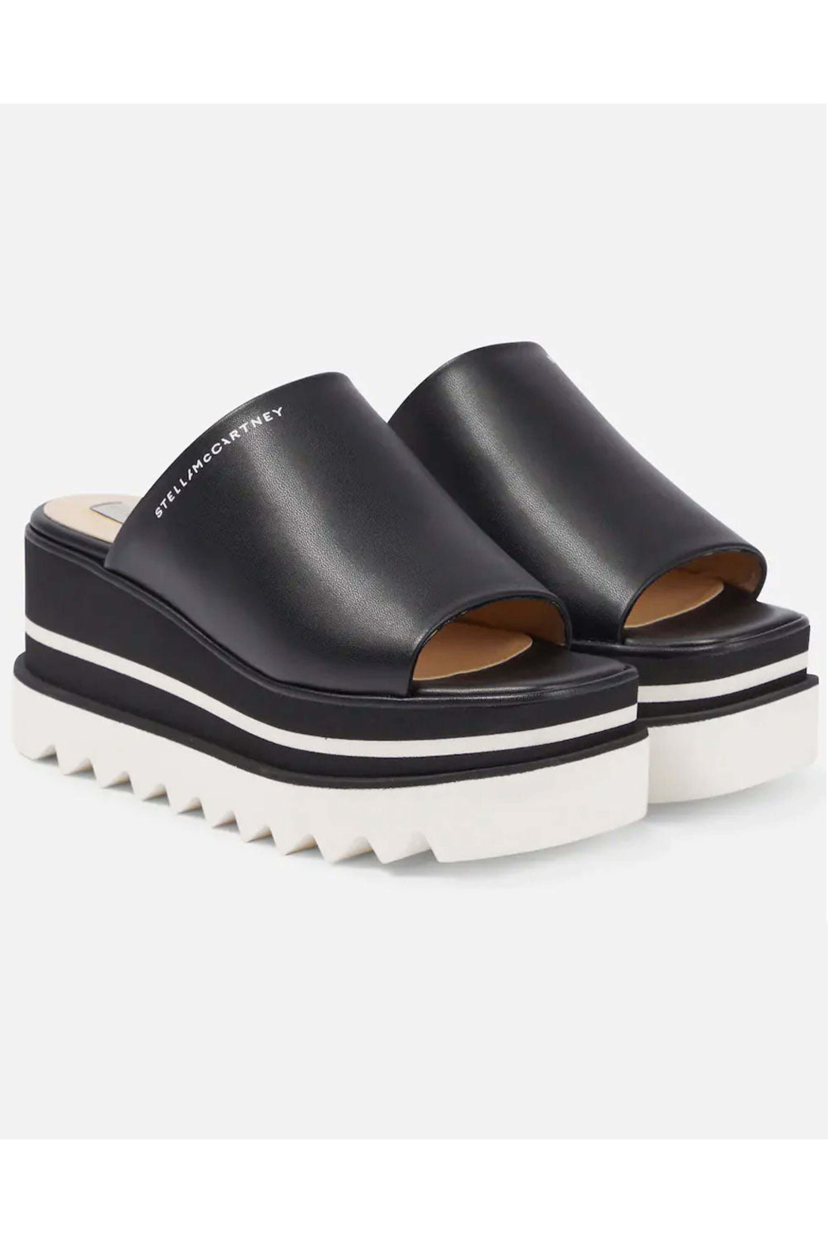 Stella McCartney - Sneak-Elyse Platform Slide Sandal in Black