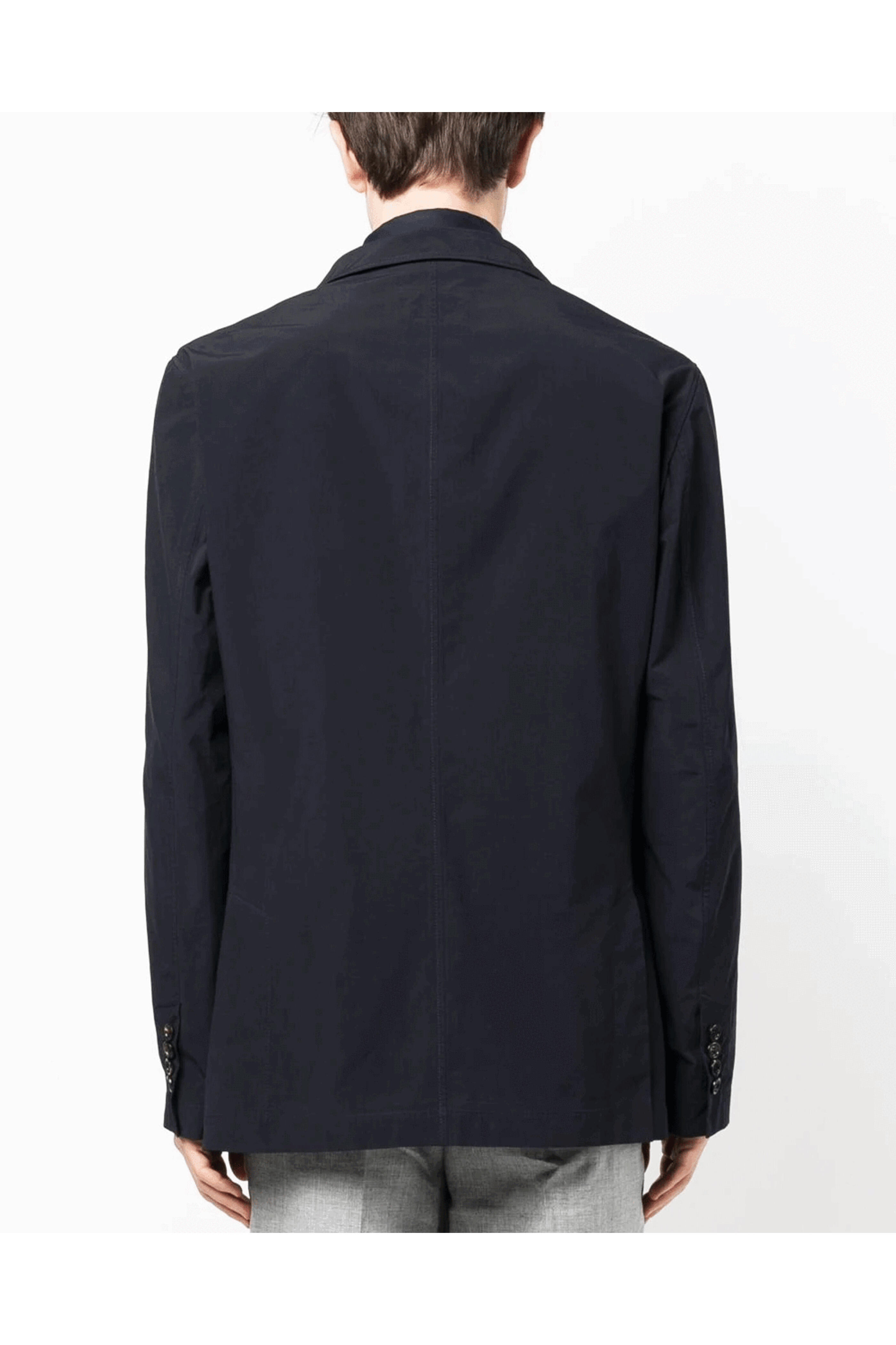 Brunello Cucinelli - Navy Blue Water Resistant Travel Blazer
