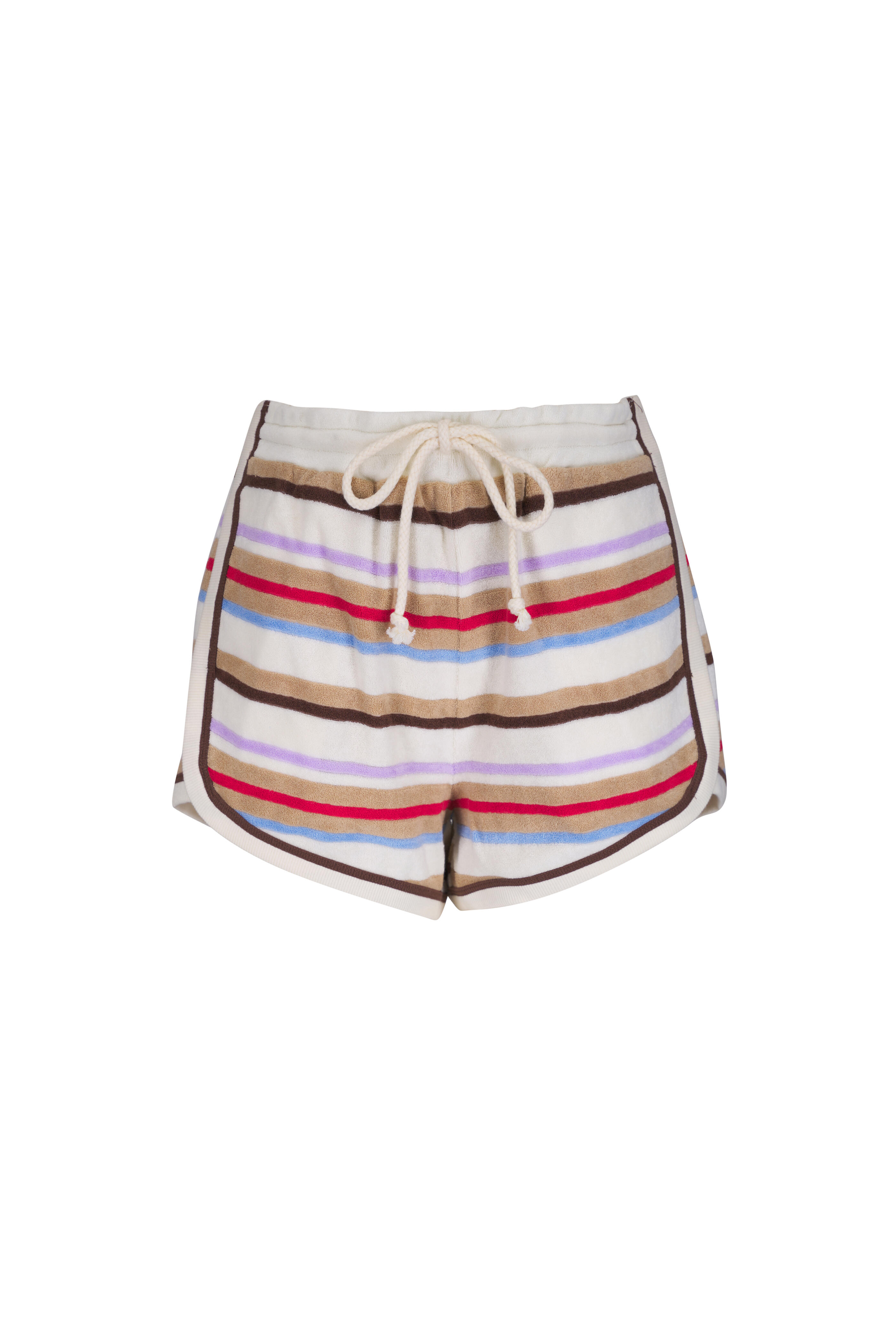 Veronica Beard - Mulberry Multicolor Stripe Shorts