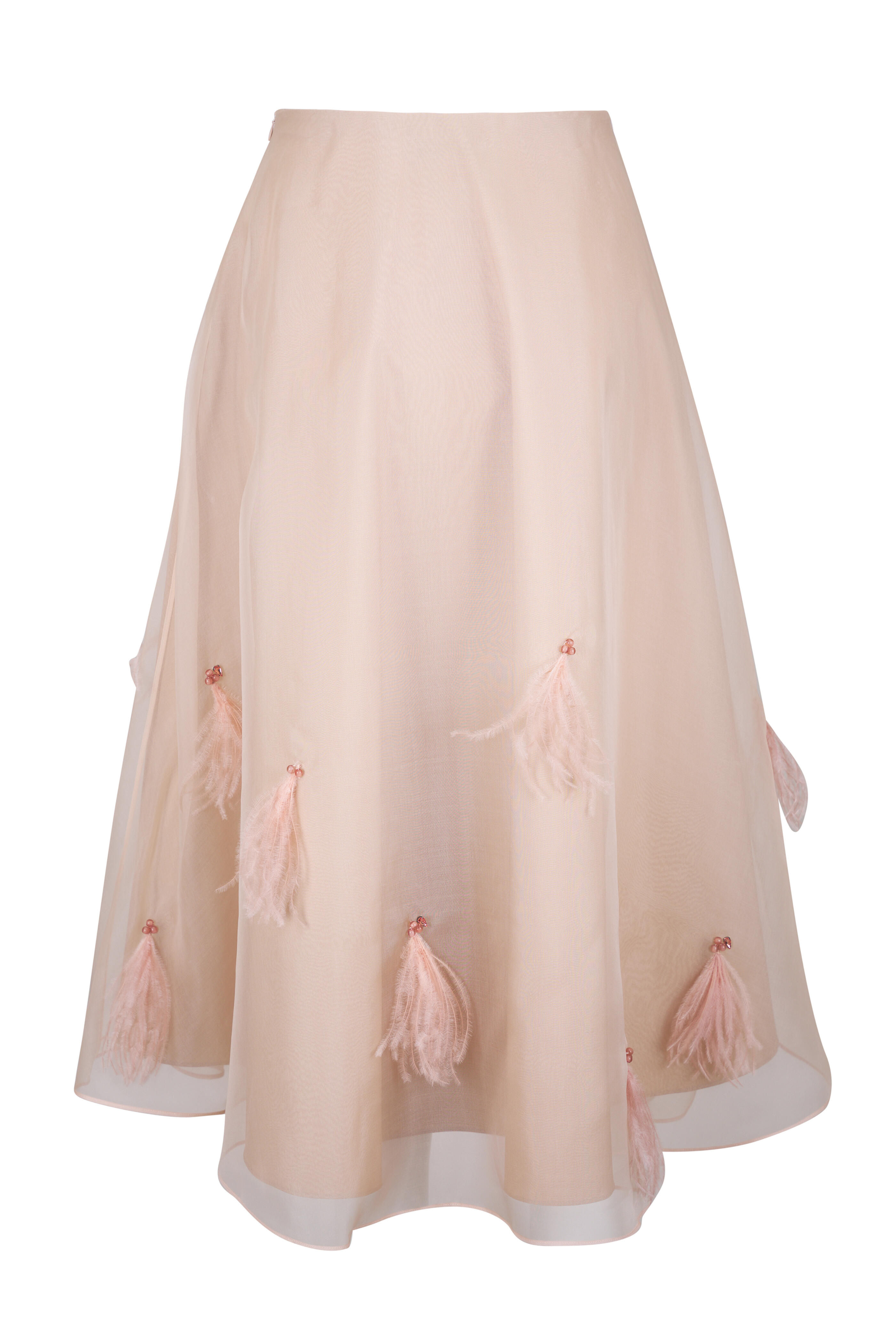 Dorothee Schumacher - Sheer Volumes Tan Silk Skirt