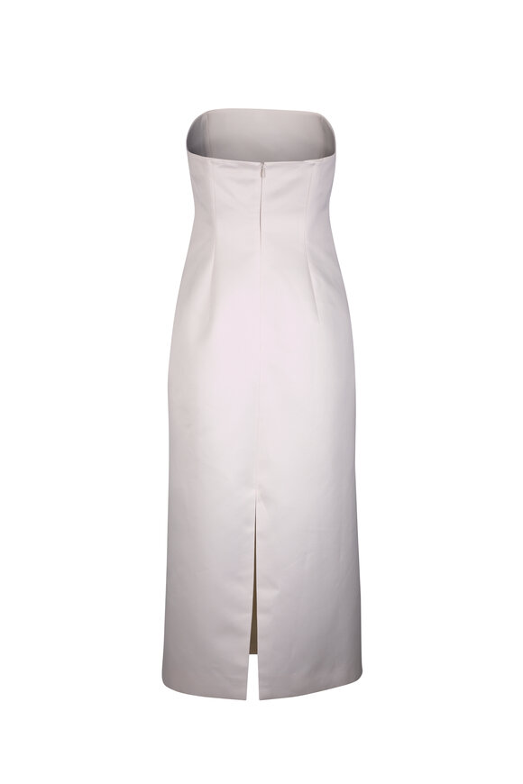 Simkhai Enio Porcelain Satin Midi Dress - view 4