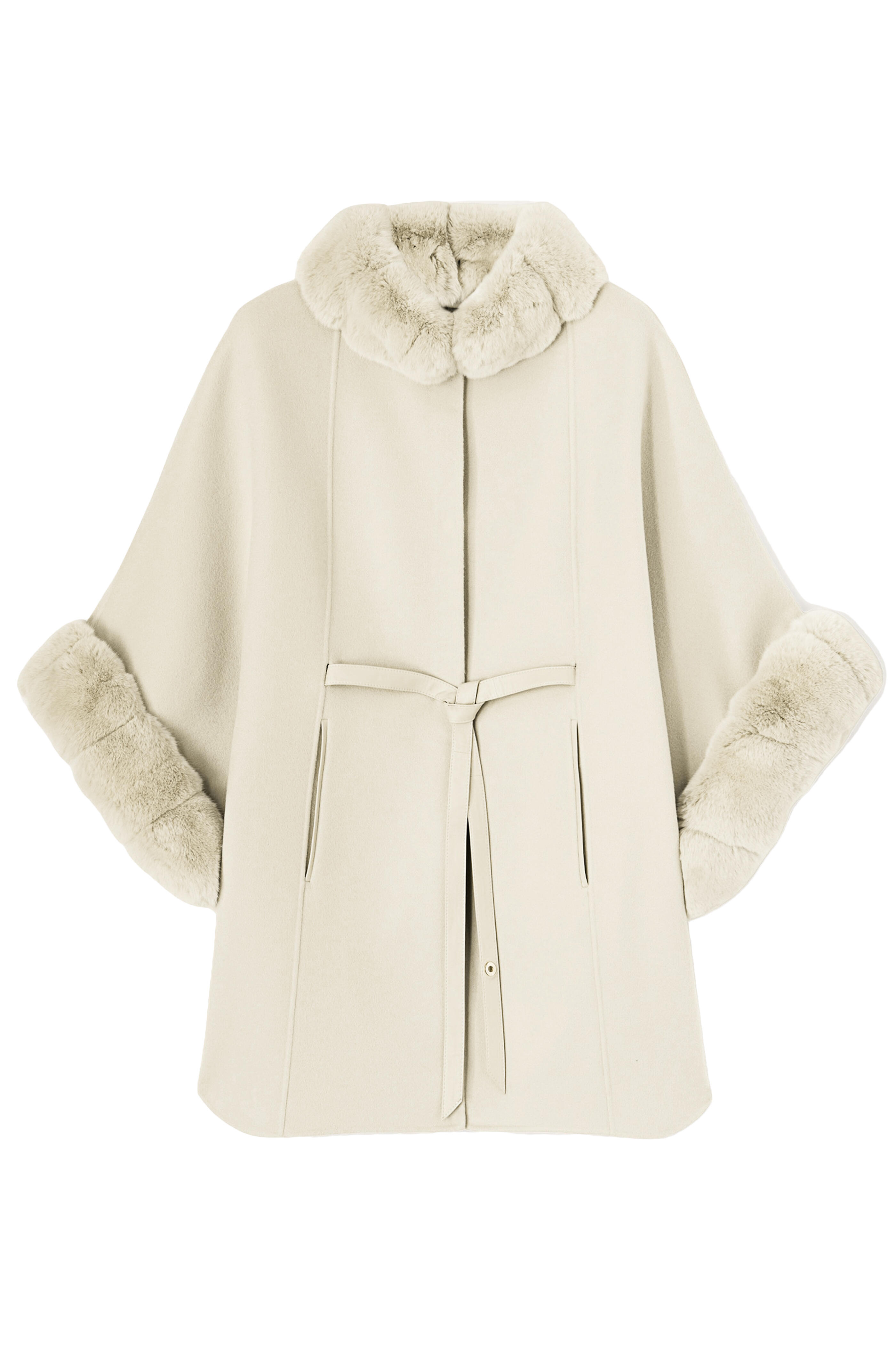 Loro Piana - Salzburg Beige Chinchilla Cape | Mitchell Stores