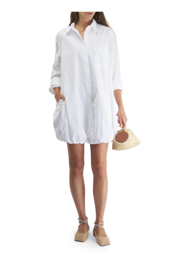 TWP - Lunch at LouLou White Balloon Hem Tunic