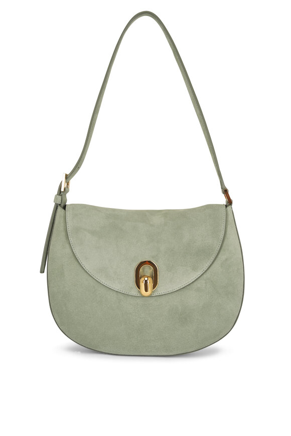 Savette Small Tondo Cactus Suede Hobo - view 1