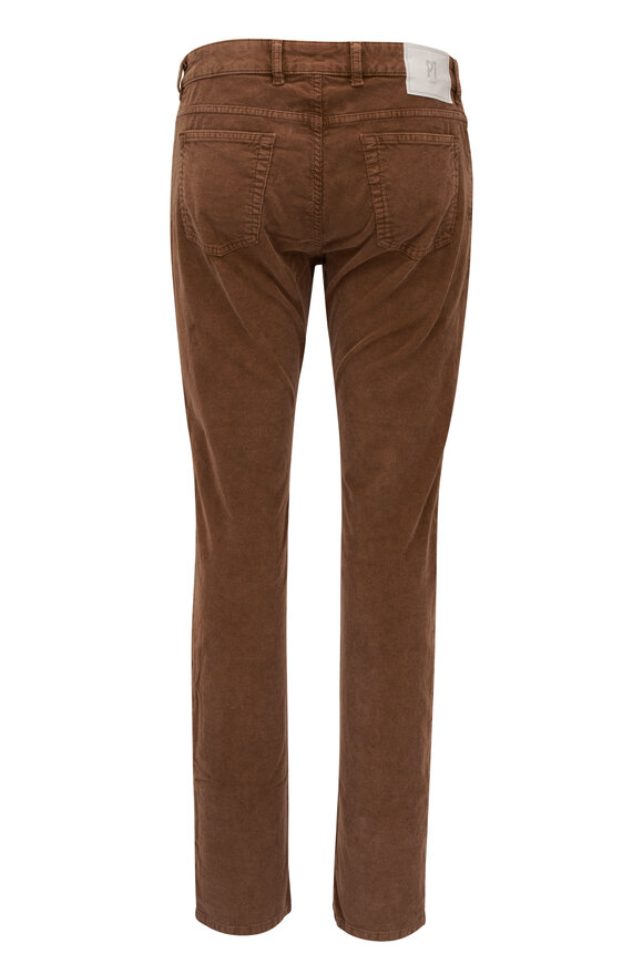 PT Torino Frosted Light Brown Corduroy Five Pocket Pant - view 2