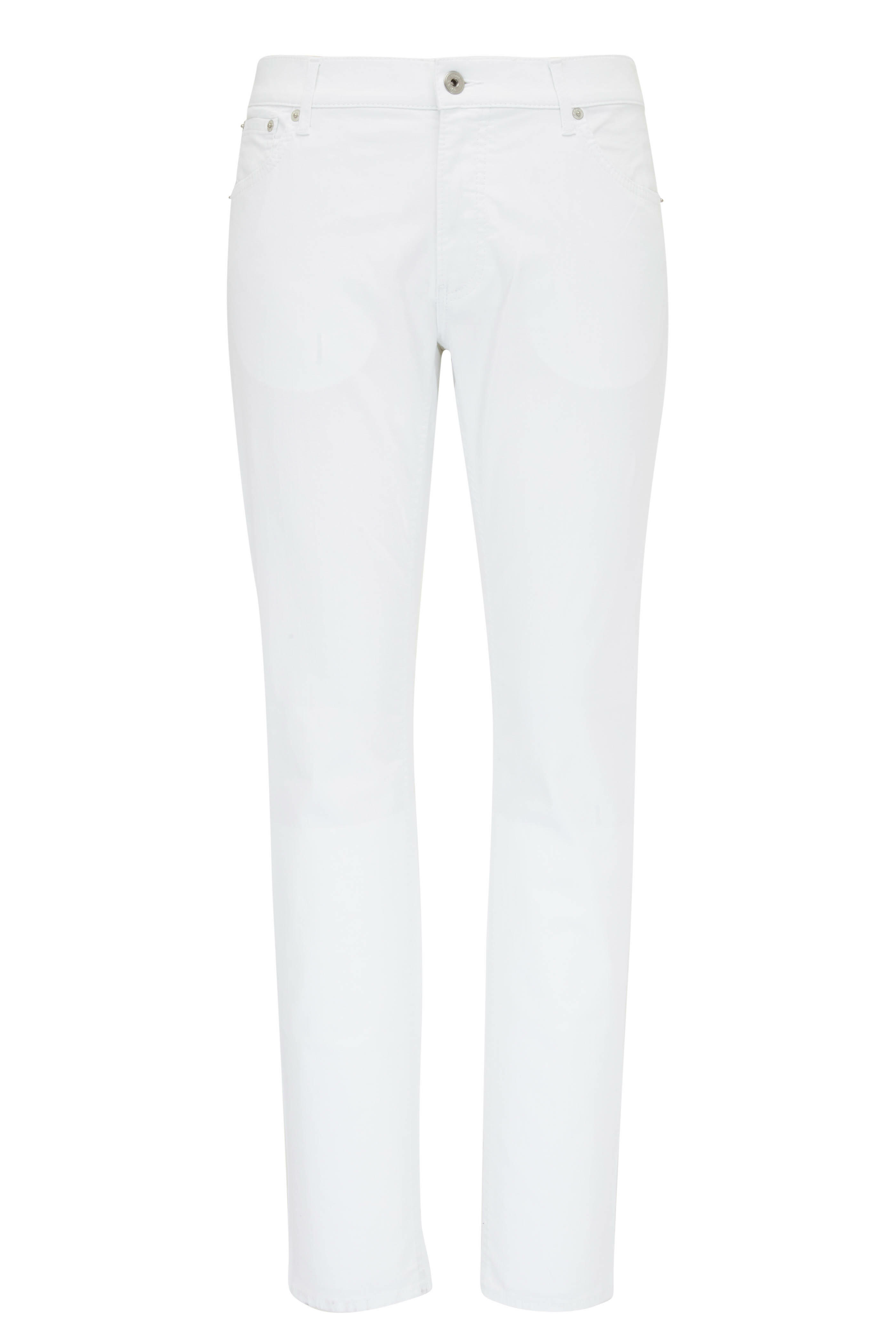 Brax - White Hi-Flex Five Pocket Jean