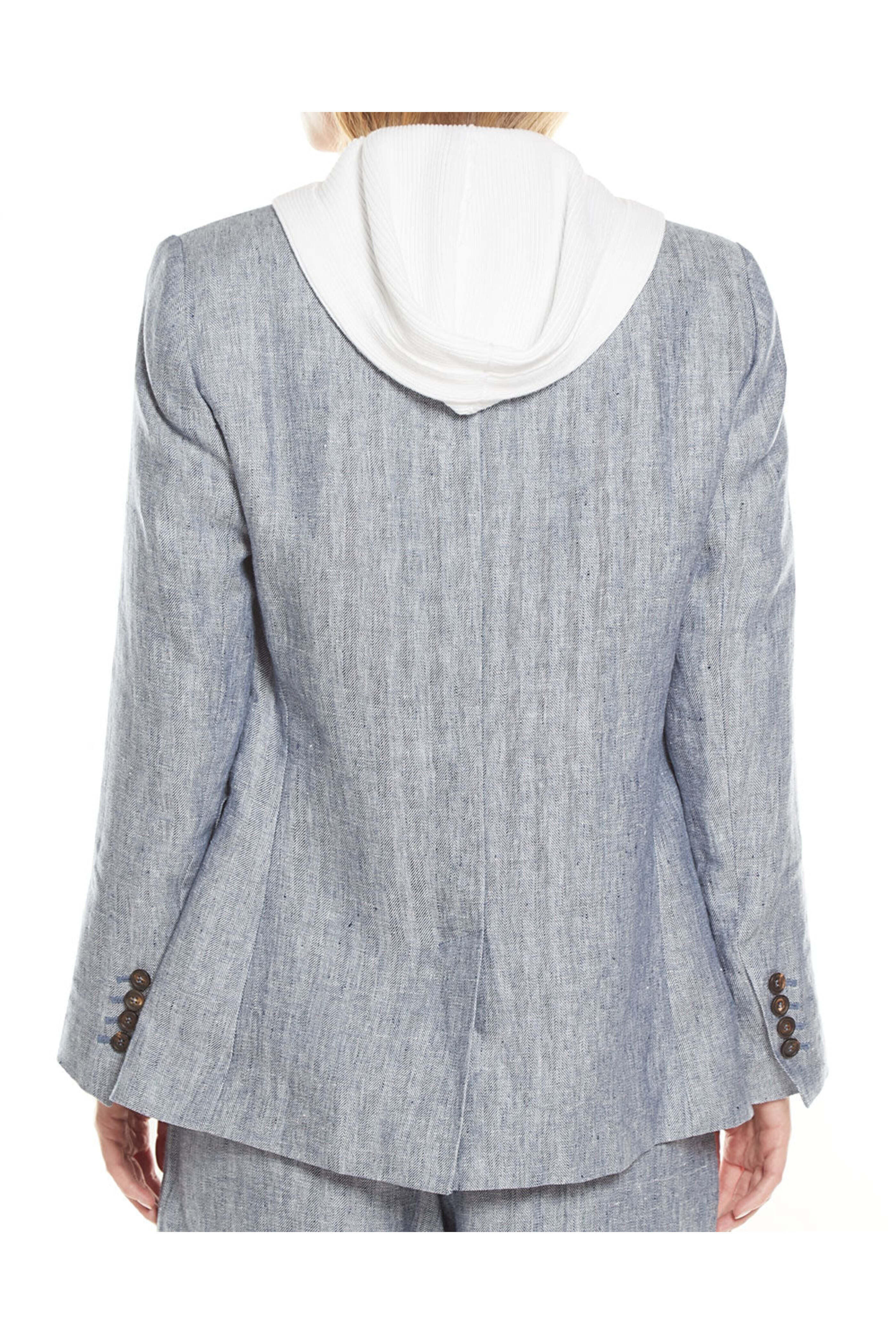 Brunello Cucinelli - Oxford Herringbone Linen Jacket
