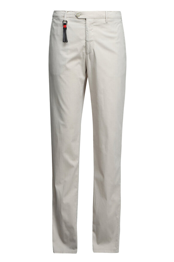 Marco Pescarolo Khaki Cotton Casual Pant