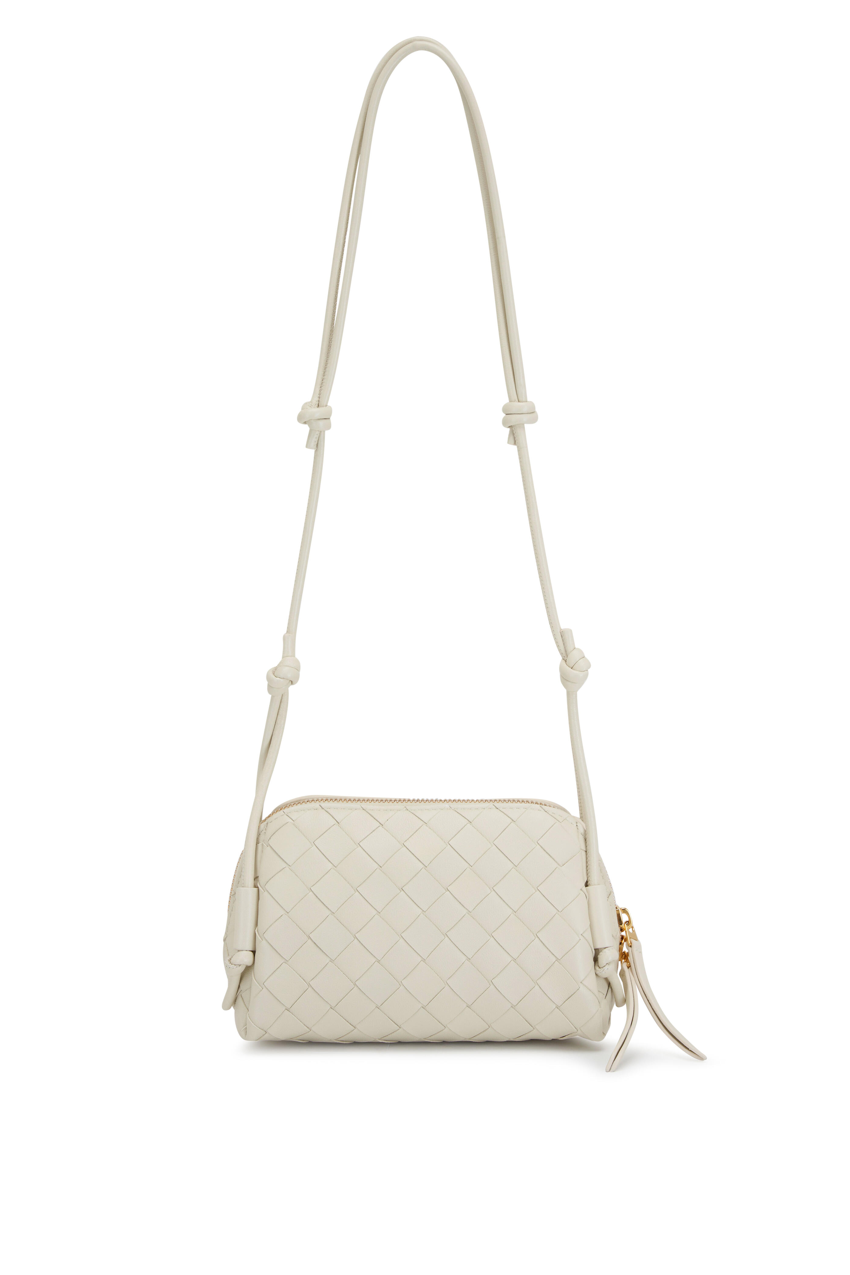 Bottega Veneta - Concert Sea Salt Intrecciato Leather Pouch