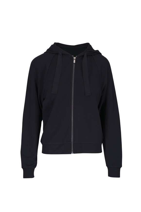 アウターその他 SAINT LAURENT Women Outer 3566668 823641 Y7B73 1000 Black Saint Laurent Logo Coat in Noir | FWRD