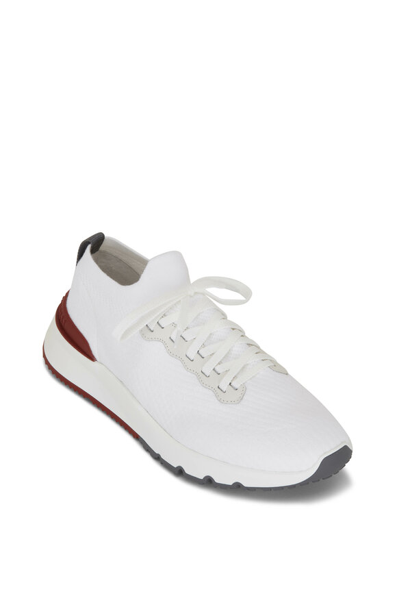BRUNELLO CUCINELLI Brunello Cucinelli Sneakers【関税送料込】 Brunello Cucinelli Knitted Cotton Monili Sneakers | Sendegaro TW