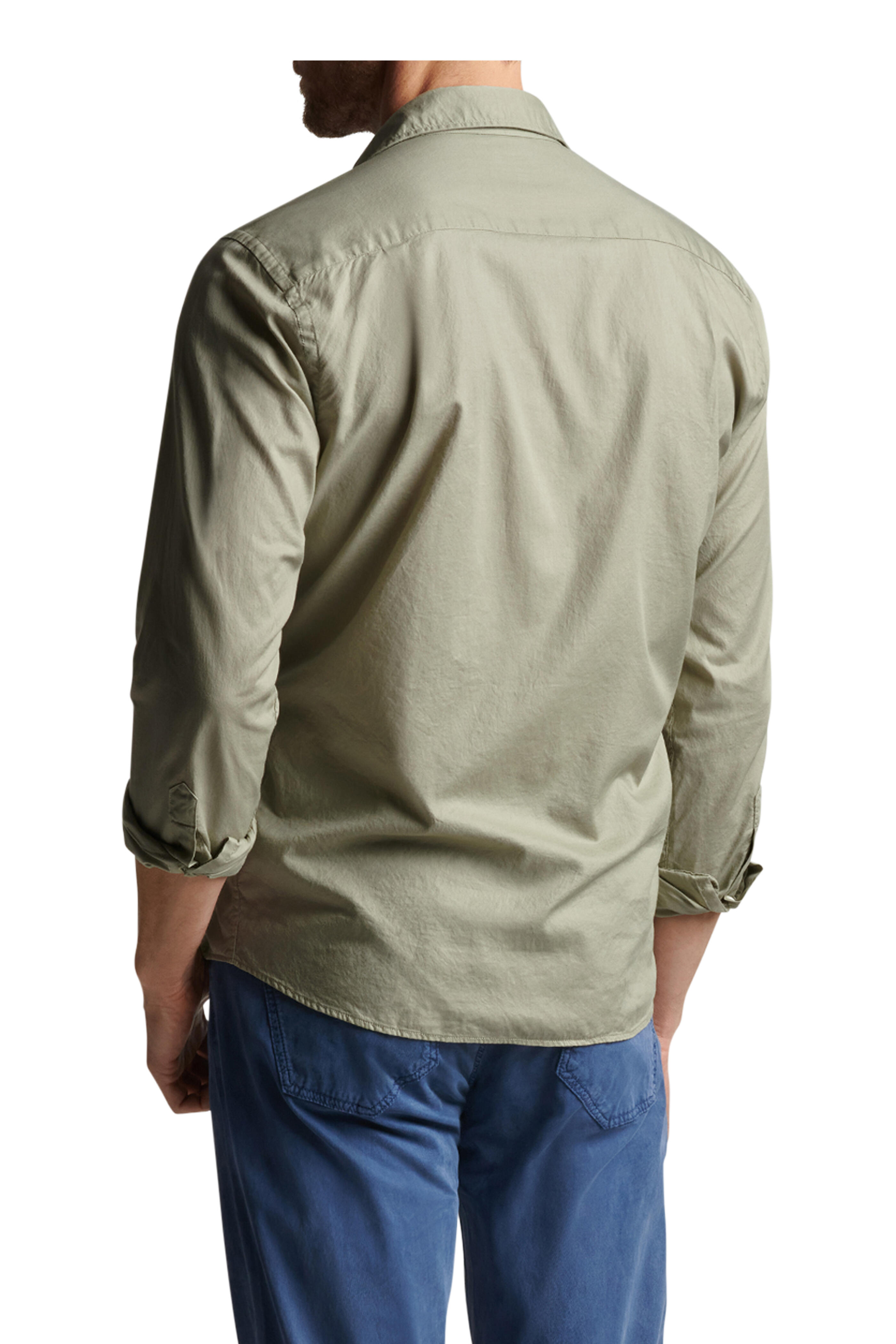 Peter Millar - Sojourn Herb Green Garment-Dyed Cotton Sport Shirt