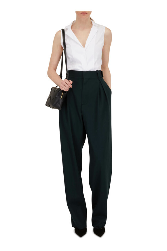 Bottega Veneta - Inkwell Inverted Pleat Pant