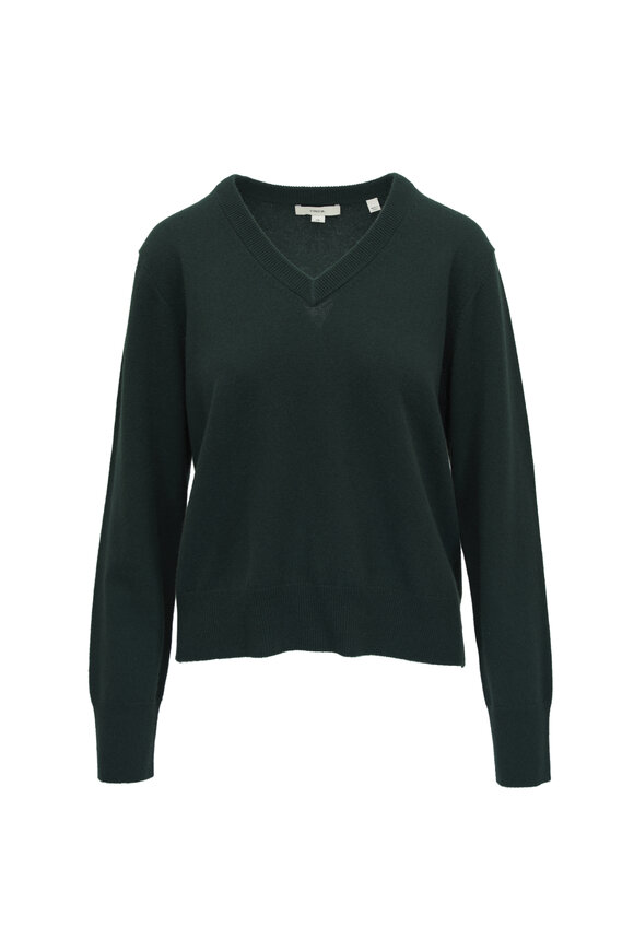 Vince Juniper Casual Cashmere V-Neck Sweater