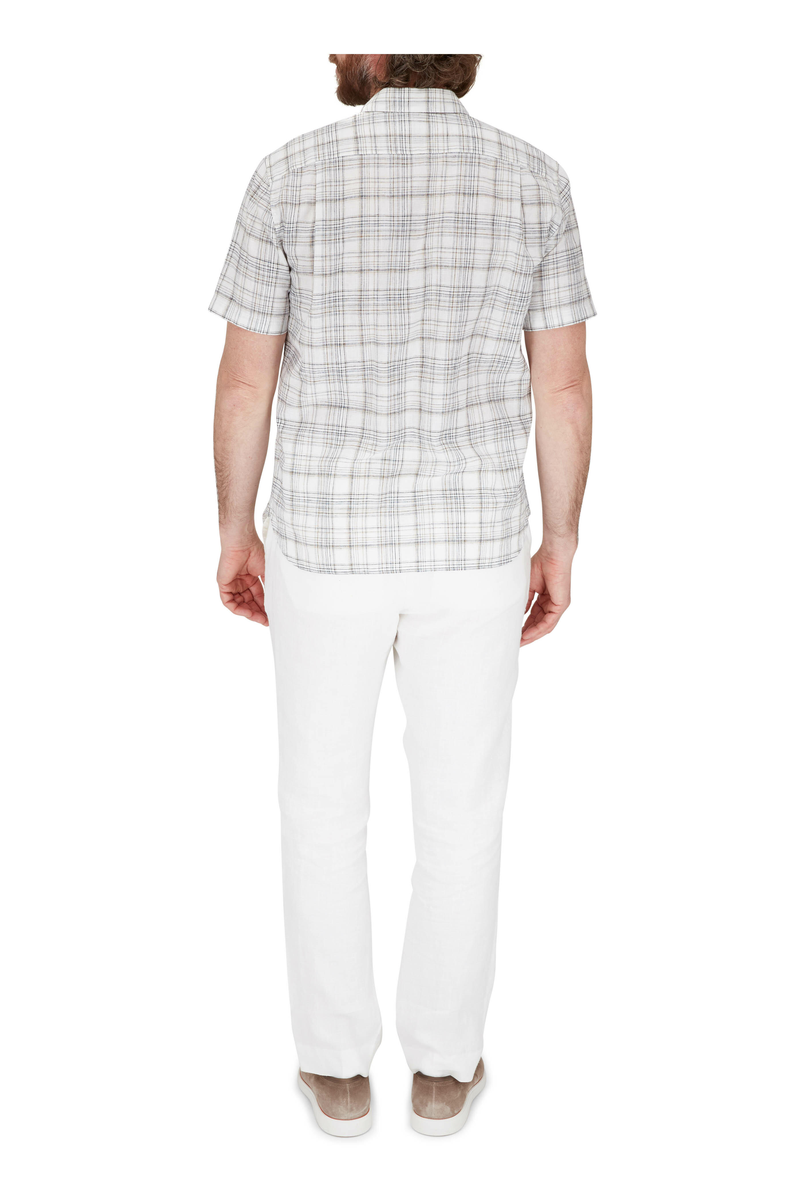 Amazon.com: Ben Davis Men's Short Sleeve Plaid Half-Zip Work