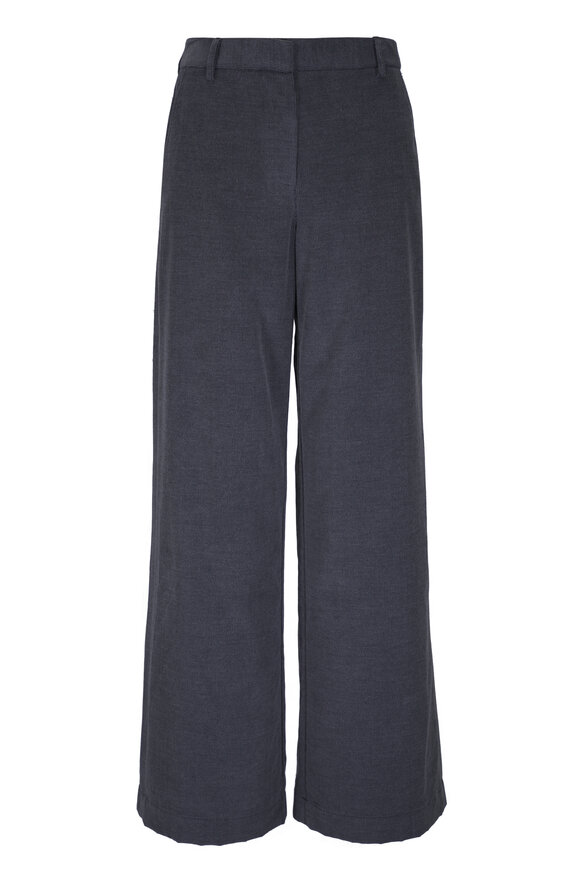 TWP Dylan Charcoal Gray Cotton Corduroy Pant