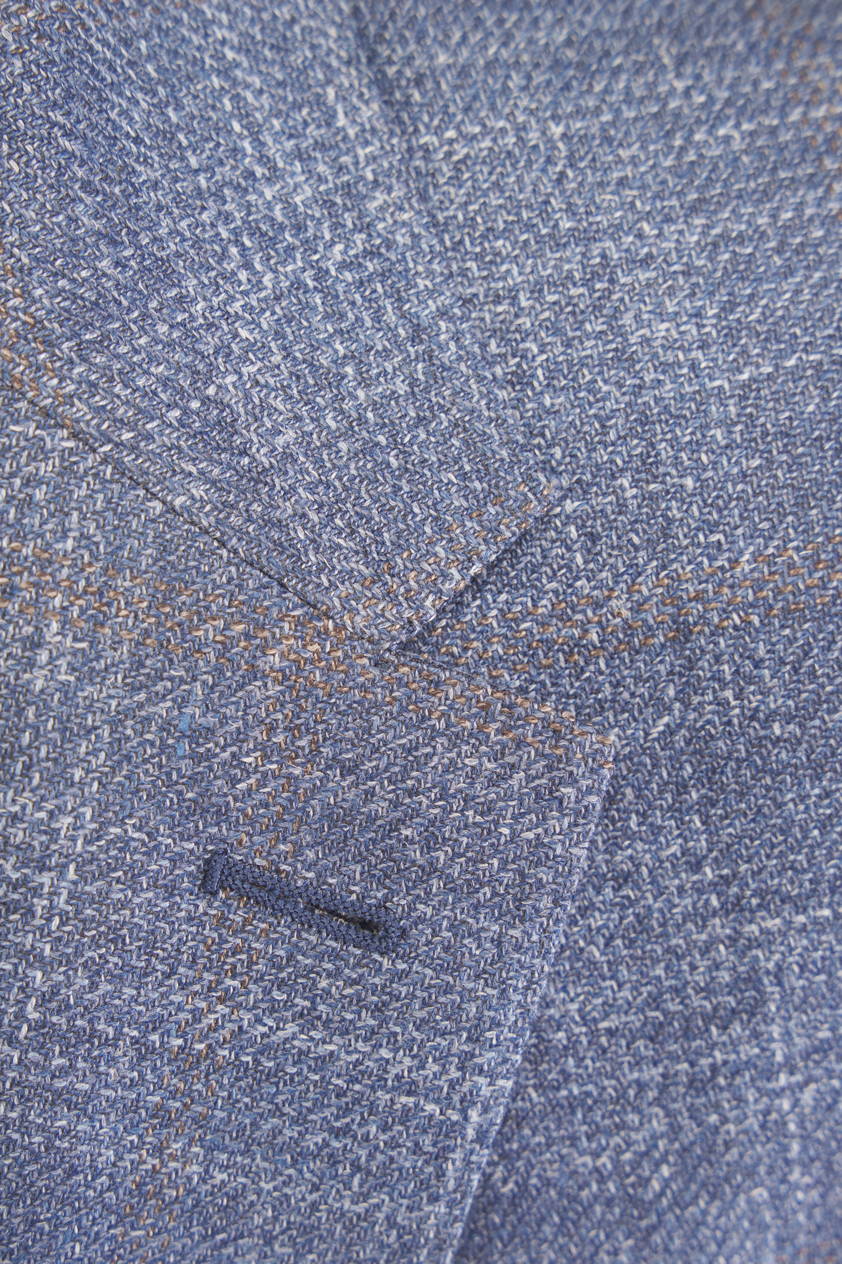 Zegna - Sky & Gray Plaid Winter Crossover Sportcoat - view 3