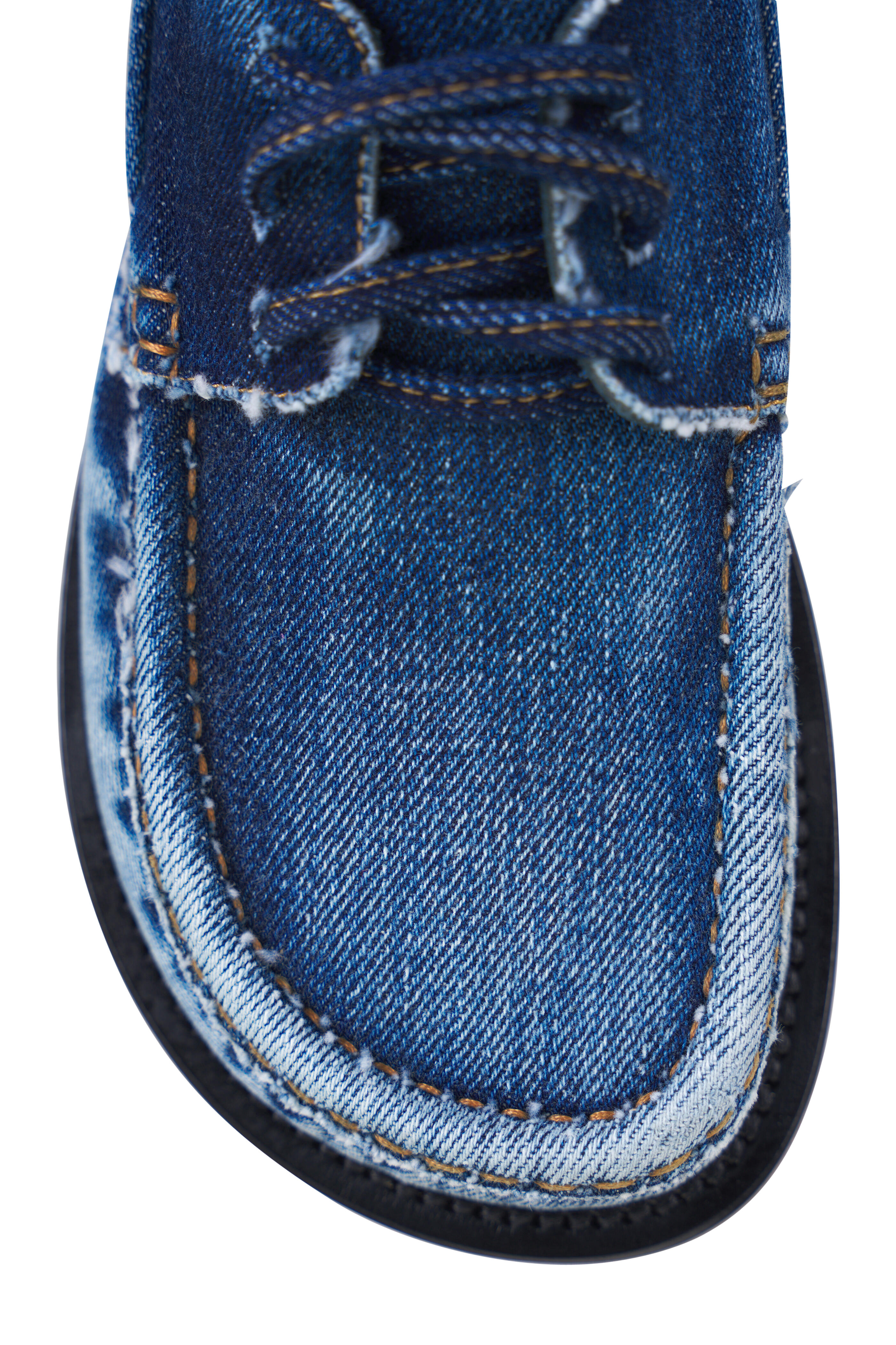 Loewe - Campo Raw Denim Boatshoe