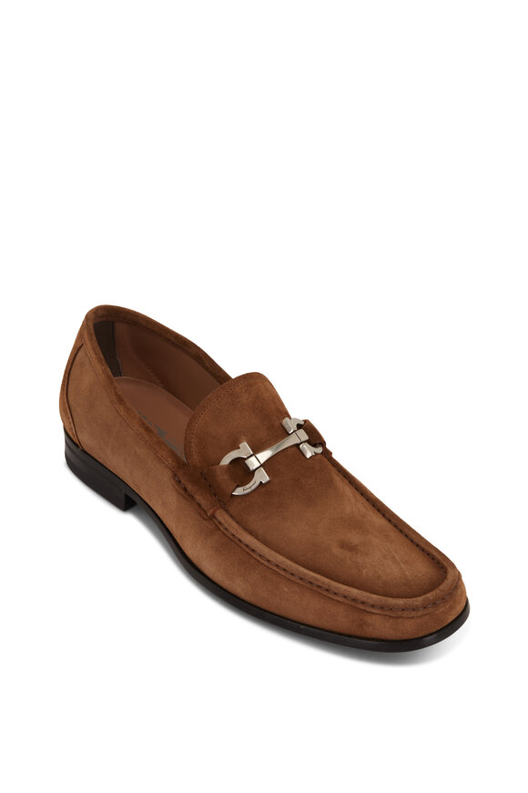 Ferragamo - Grandioso Brown Sugar Suede Loafer