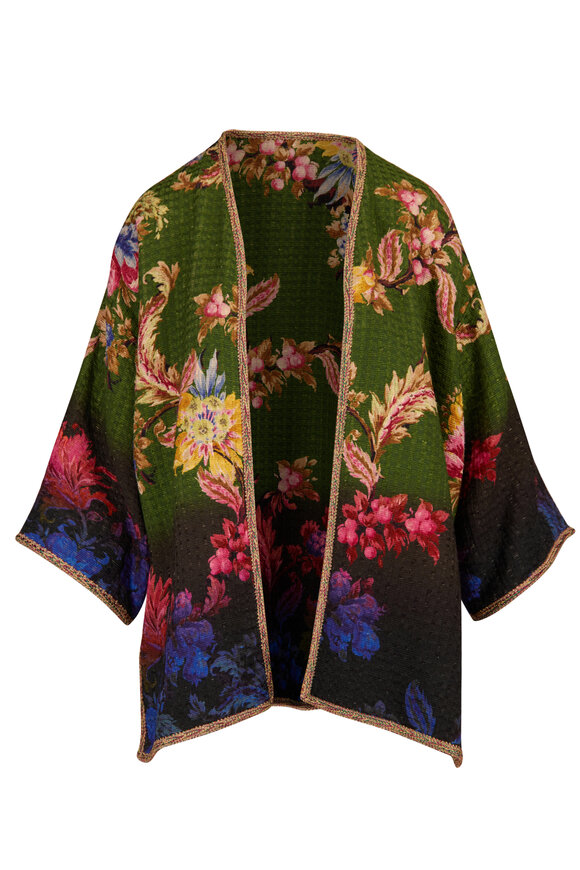 Etro Kesa Floral Side Slit Jacket - view 1