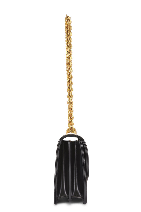 Valentino Garavani Vain White & Black Tweed Shoulder Bag - view 4