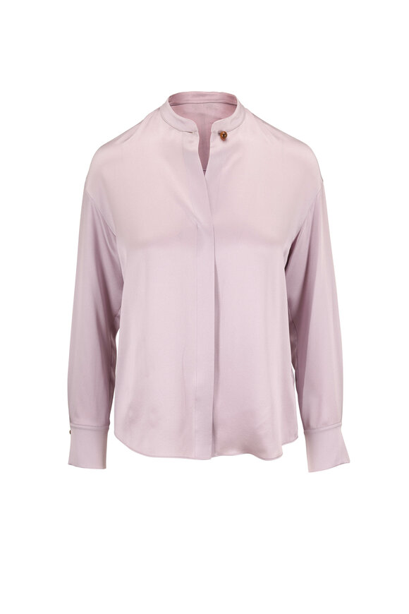 Vince - Orchid Haze Satin Blouse