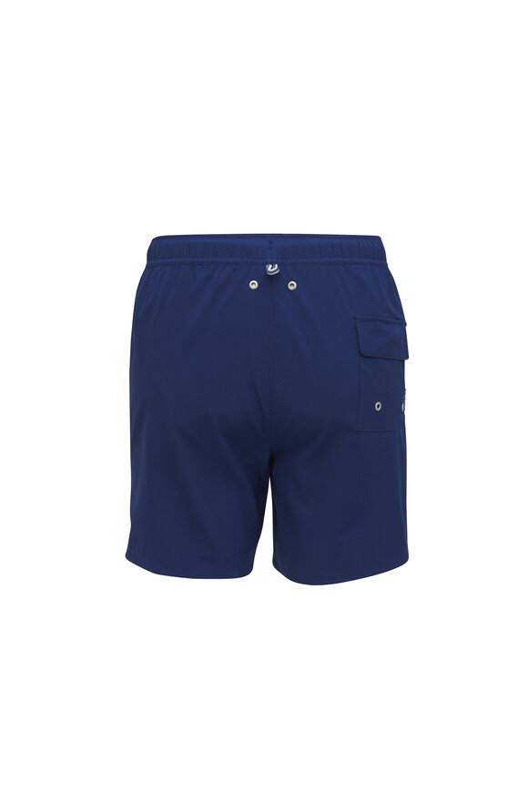 Peter Millar Crown Atlantic Blue Swim Trunks - view 2