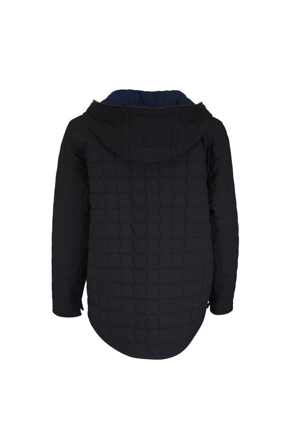Akris Enon Reversible Trapezoid Quilted Jacket - view 3