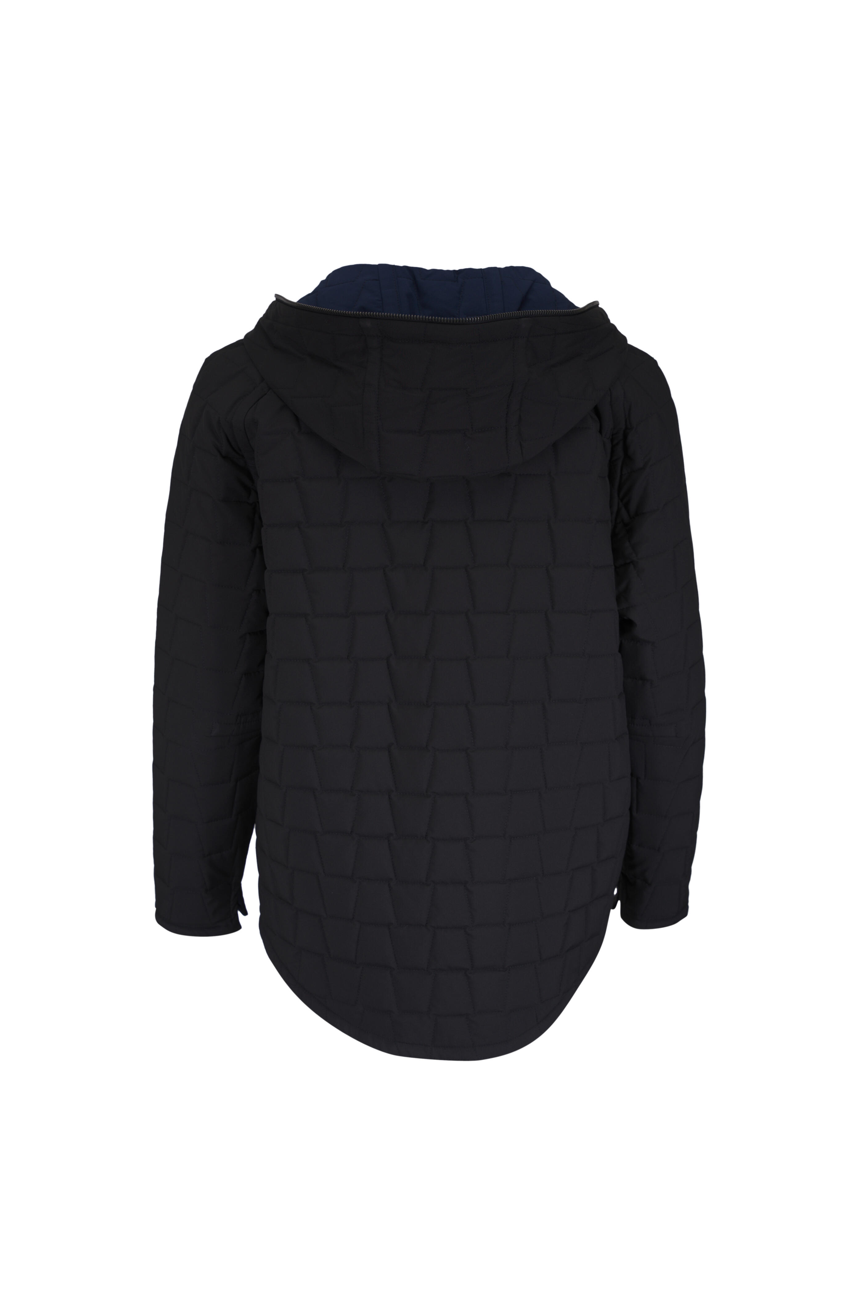 Akris - Enon Reversible Trapezoid Quilted Jacket - view 4