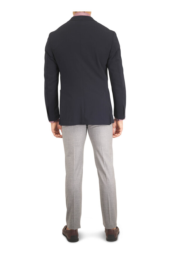 Marco Pescarolo Navy Soft Wool Sportcoat - view 4