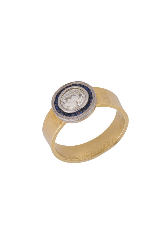 Renee Lewis Sapphire & Diamond Ring