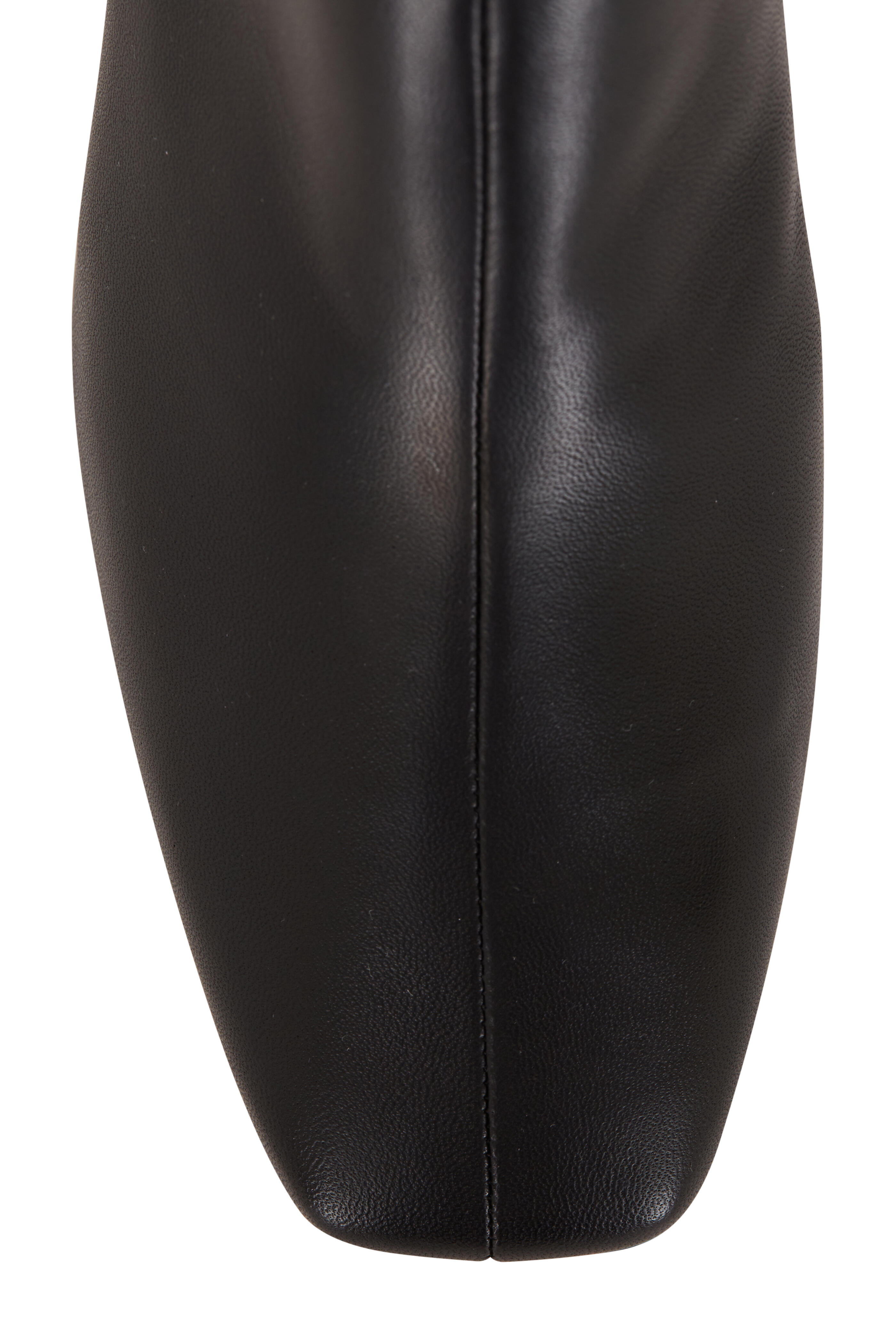 Pierre Hardy - Black Leather Square Toe Bootie, 55mm