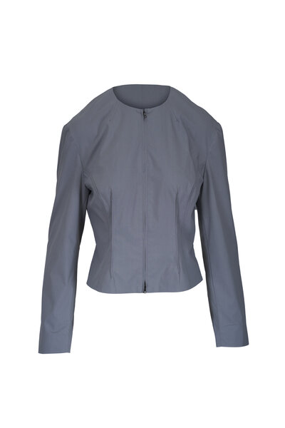 R13 - Raw Cut Ragged Heather Gray Blazer | Mitchell Stores