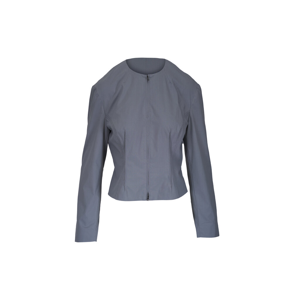 ジャケット・アウター andmary Zoey stand neck jacket gray Zoey stand neck jacket