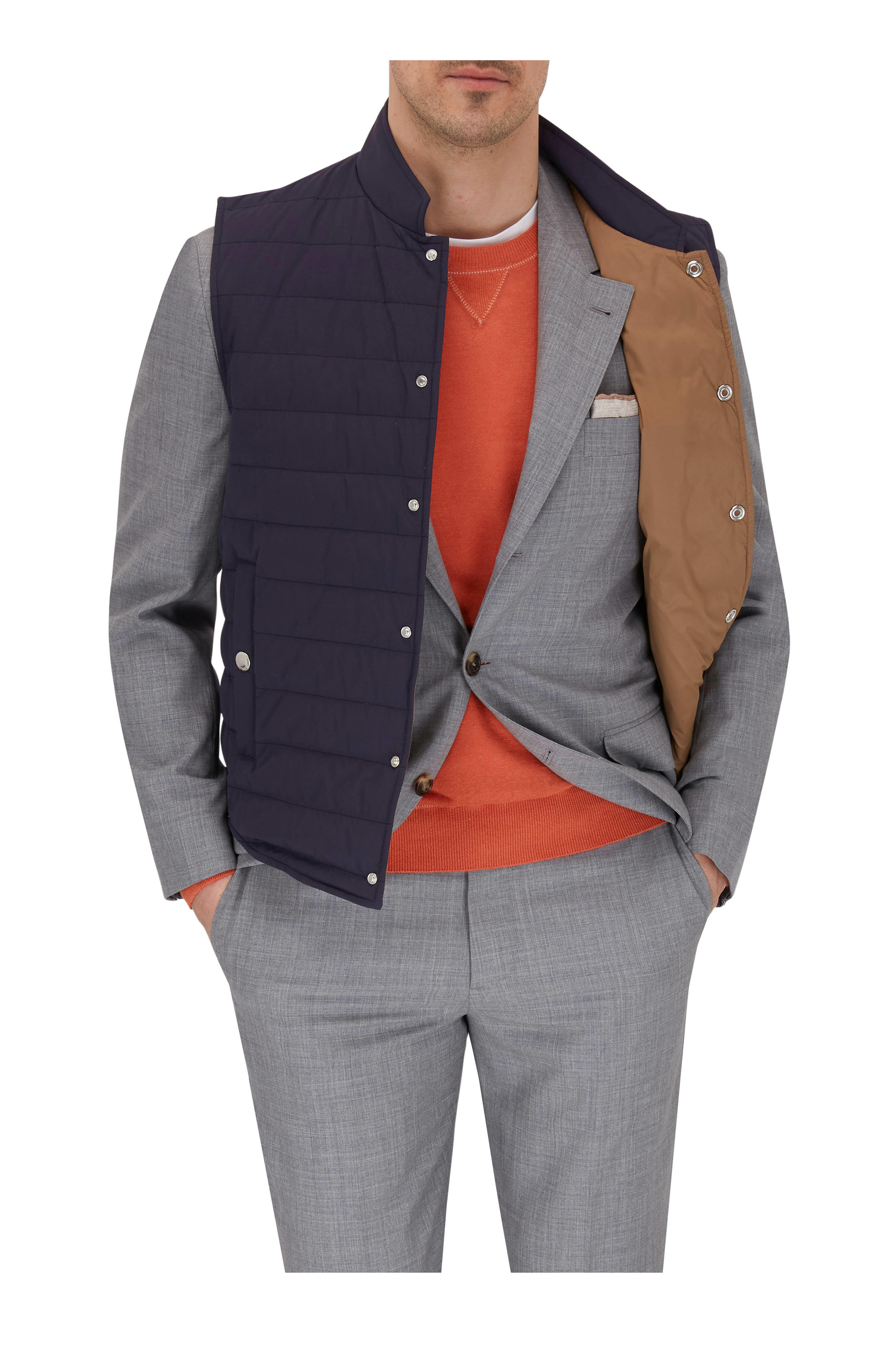 BRUNELLO CUCINELLI オレンジニットベスト kero BRUNELLO CUCINELLI オレンジニットベスト kero BRUNELLO