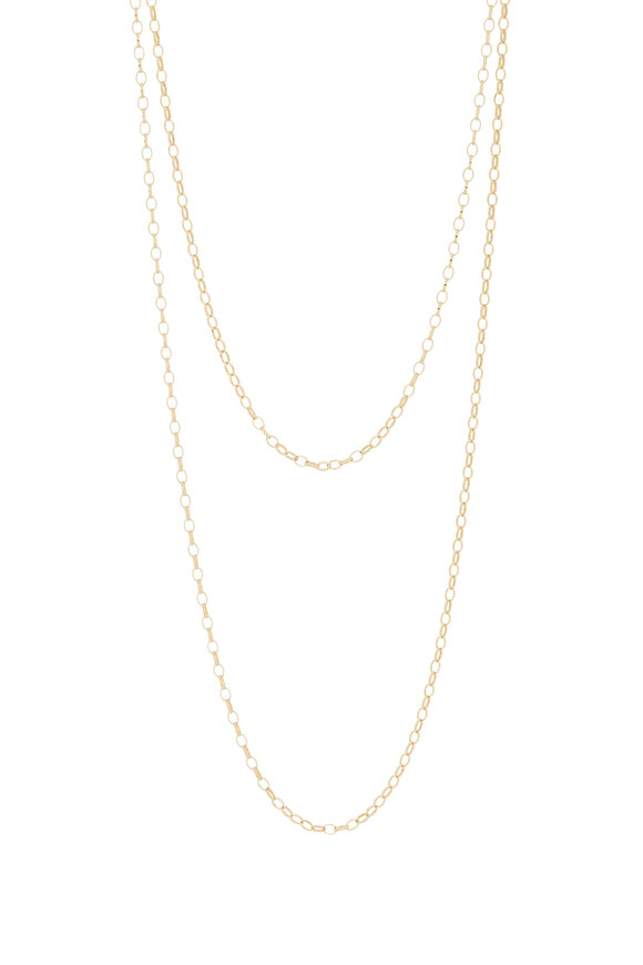 Monica Rich Kosann - 18K Yellow Gold Chain Necklace, 32"
