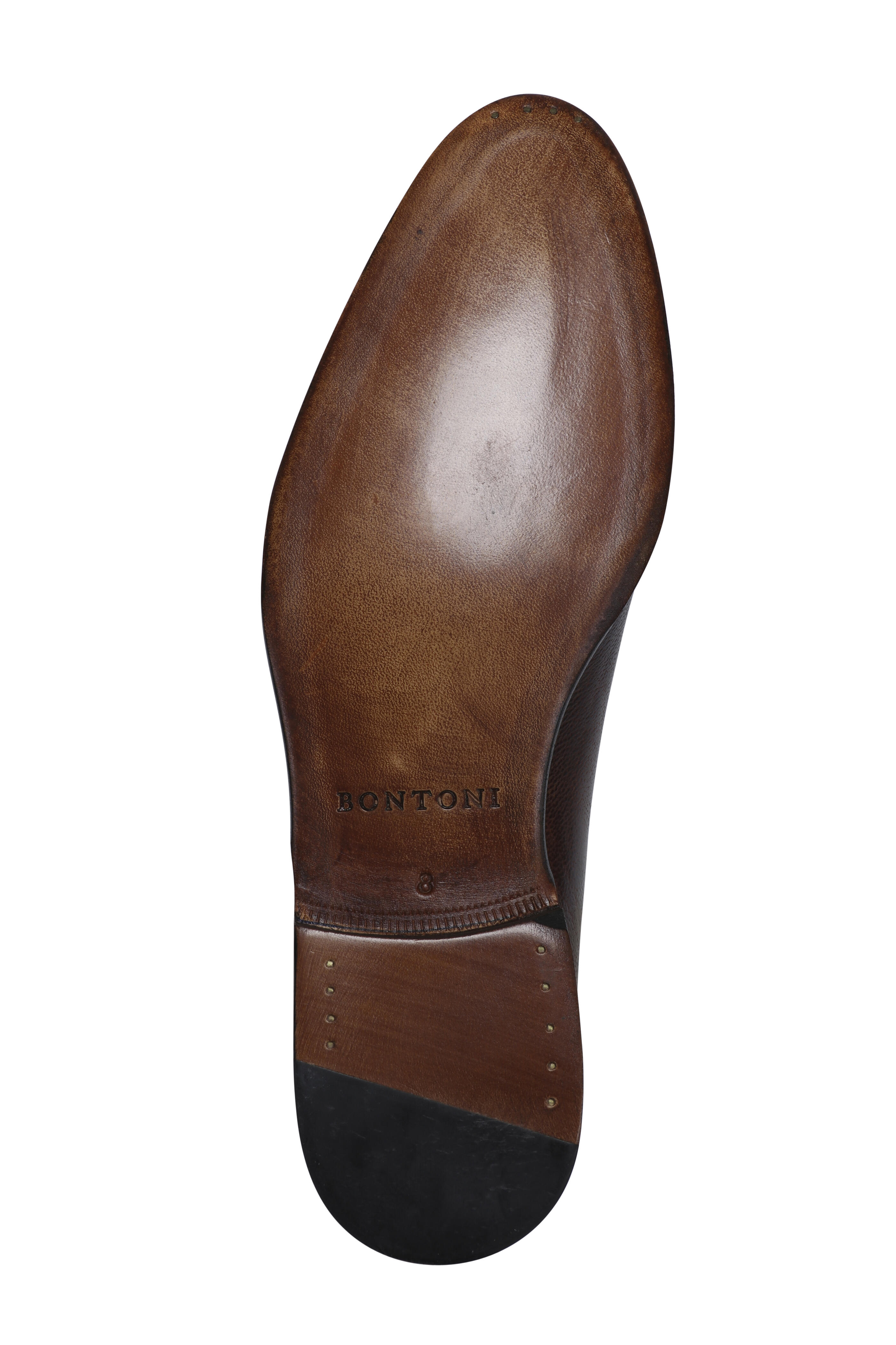 Bontoni - De Bustis Soft Grain Leather Loafer in Light Coco