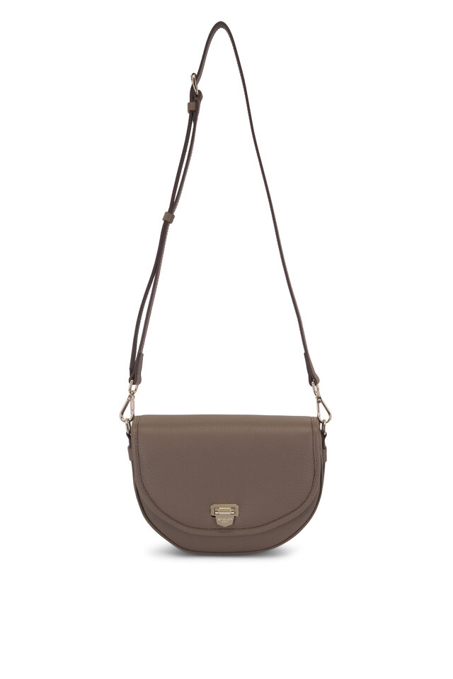 Fendi - Tan Coated Canvas & Leather Double F Small Bag