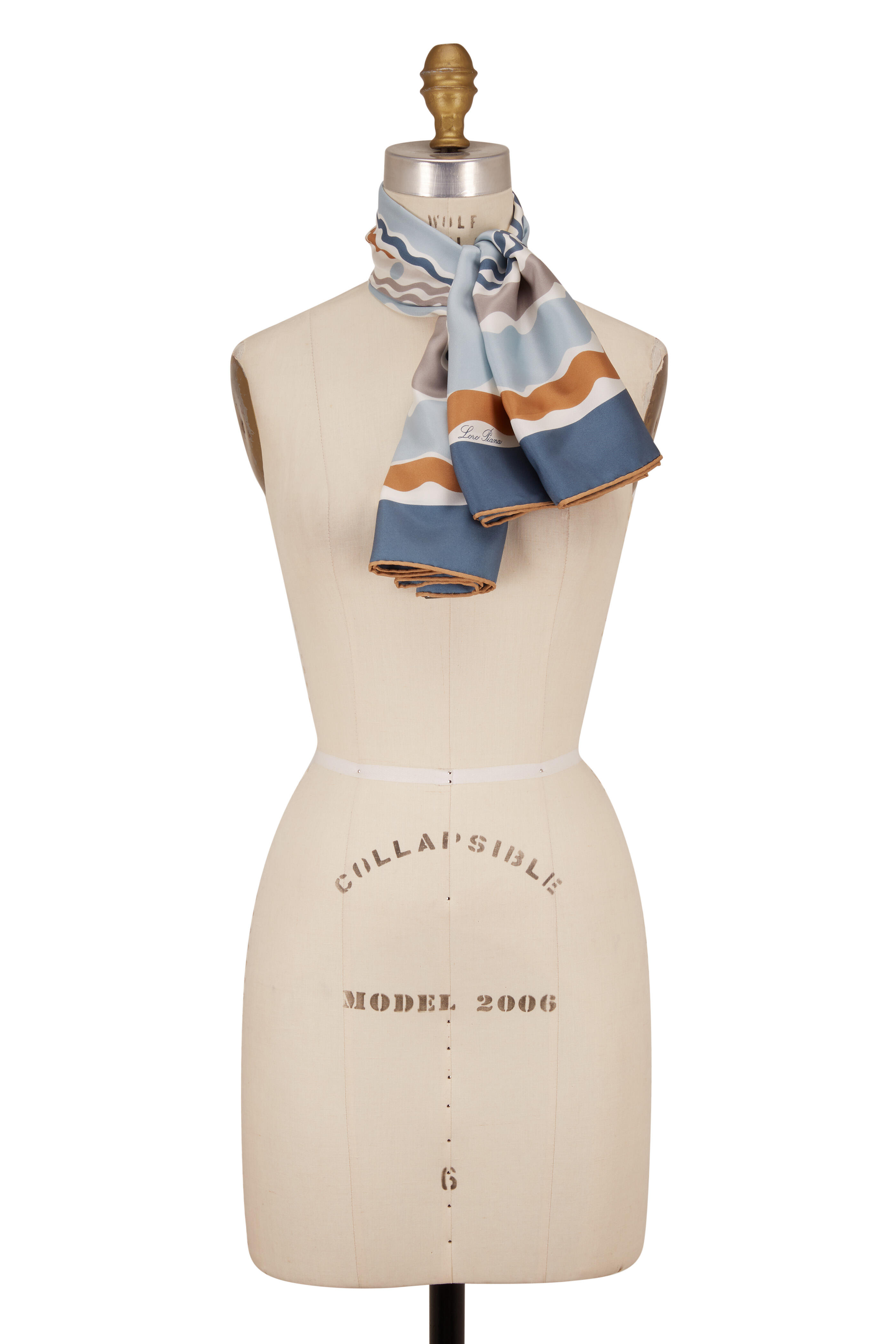 Loro Piana - Sea & Gold Carre La Murrina Silk Scarf