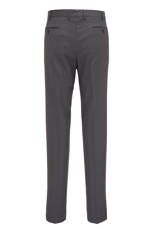 Malcom - Parma Medium Gray Flannel Dress Pant 