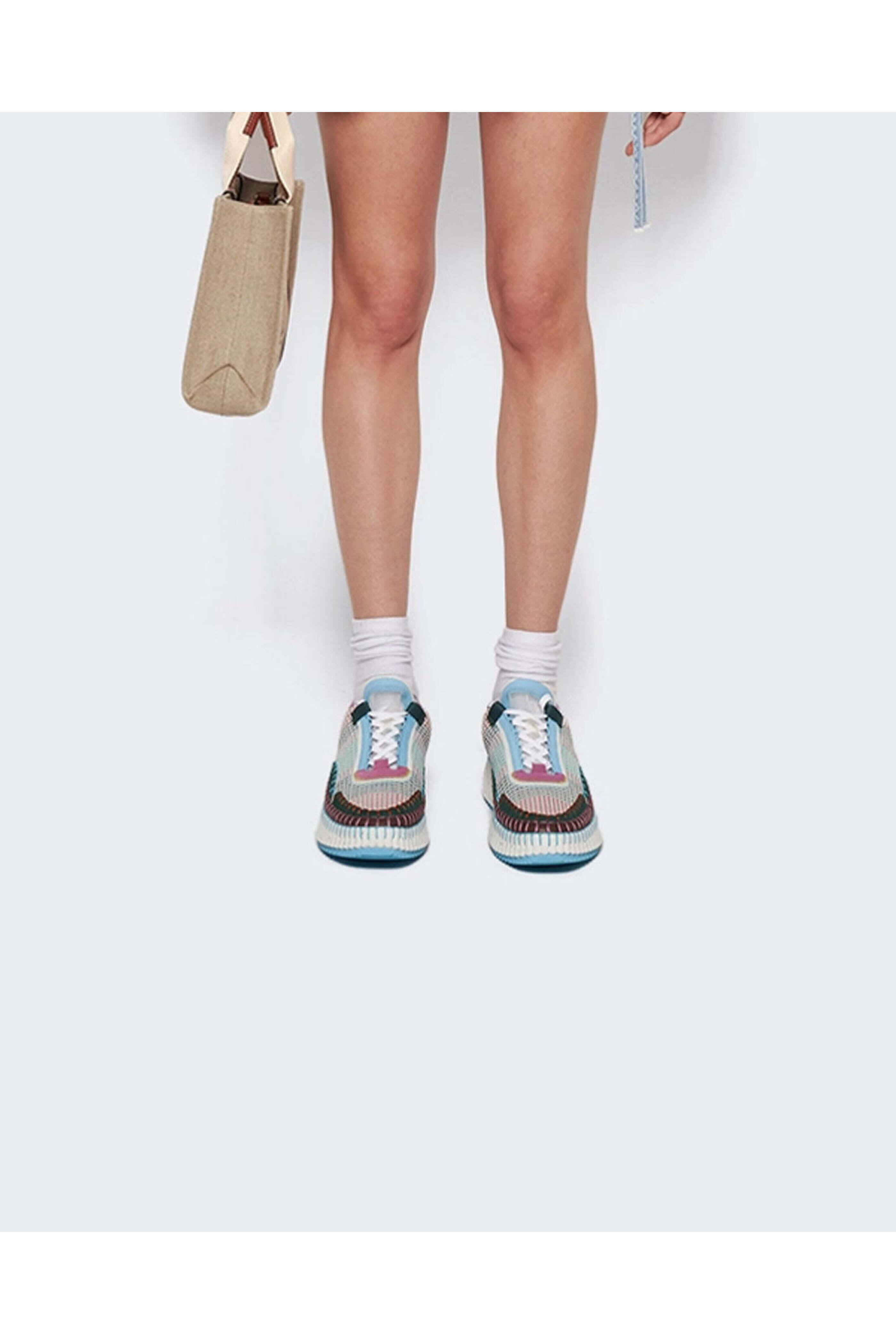 Chloé - Nama Sneaker in Creamy Lilac | Mitchell Stores