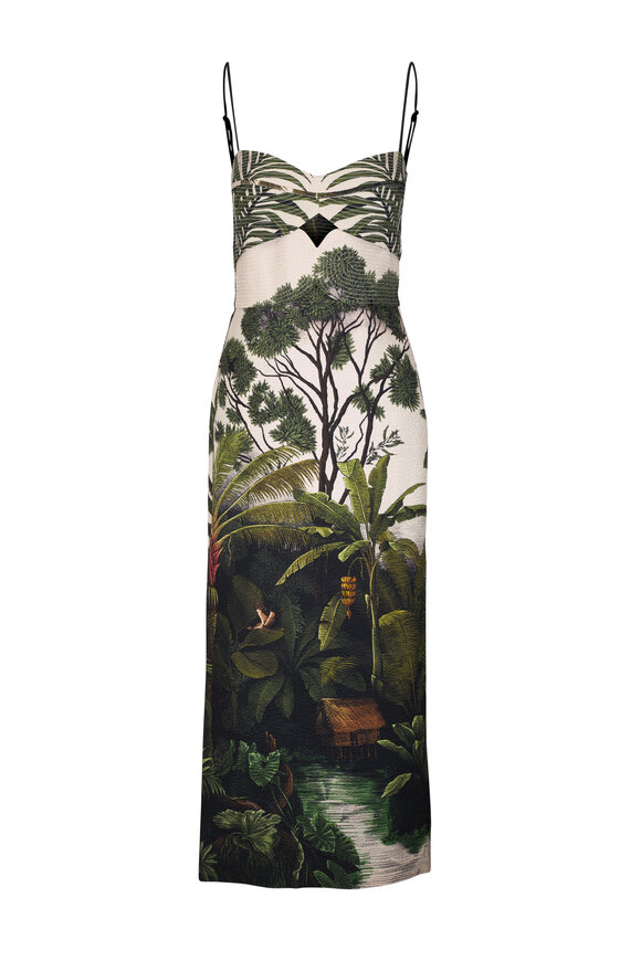 Johanna Ortiz Tropicana Colombian Landscape Midi Dress