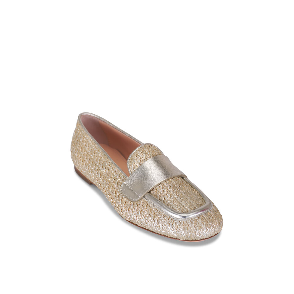 【美品】PaulSmith LONDON×LoroPiana☆裏地派手☆M Loro Piana - Summer Charms Purple Suede Loafer | Mitchell Stores