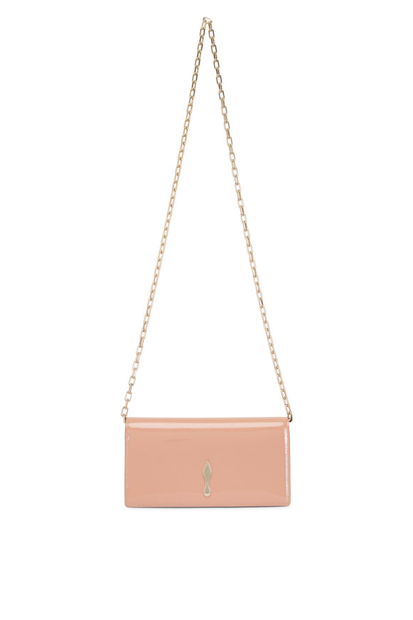 Christian Louboutin Bettina Blush Patent Leather Clutch