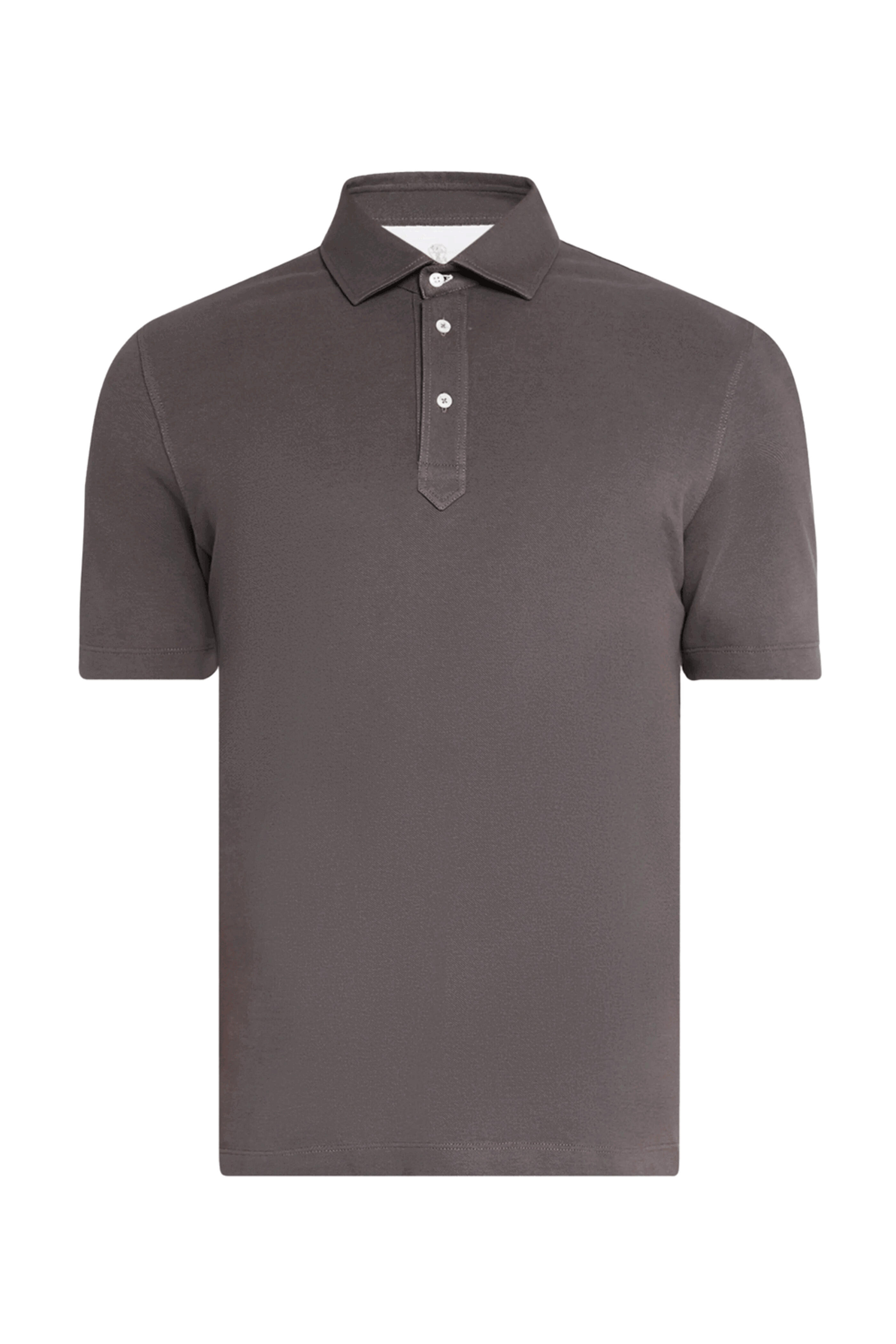 Brunello Cucinelli - Coffee Short Sleeve Polo